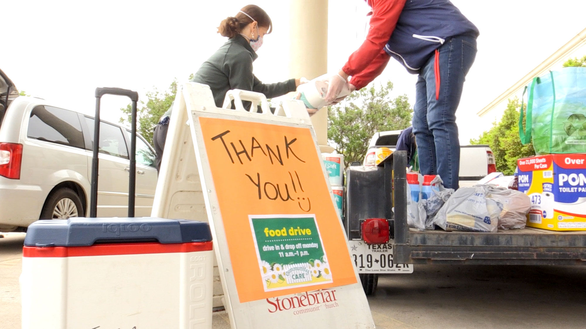 Monday Food Drive Thank You