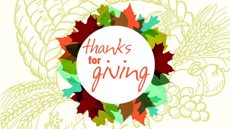 Thanks for Giving Thanks for Giving