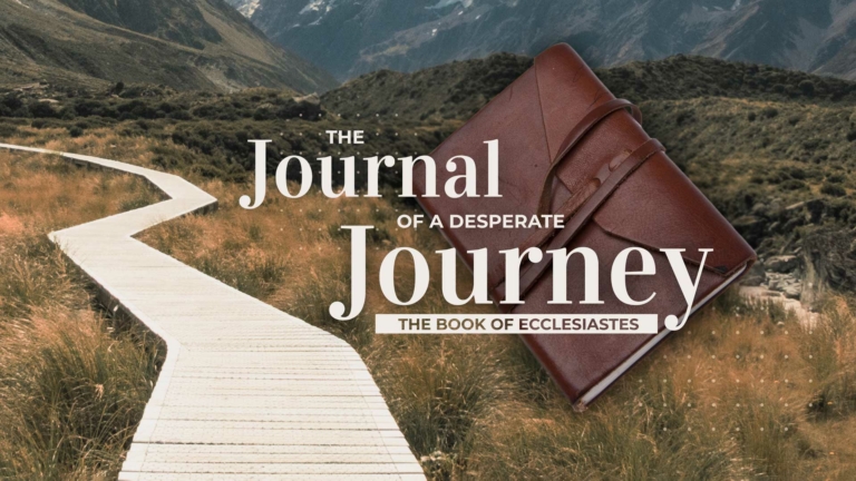 Ecclesiastes: Journal of a Desperate Journey