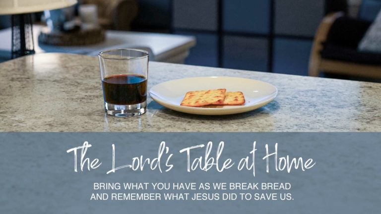 The Lord's Table at Home