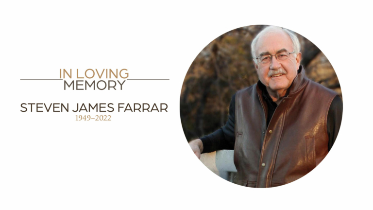 In Loving Memory: Steven James Farrar (1949-2022)