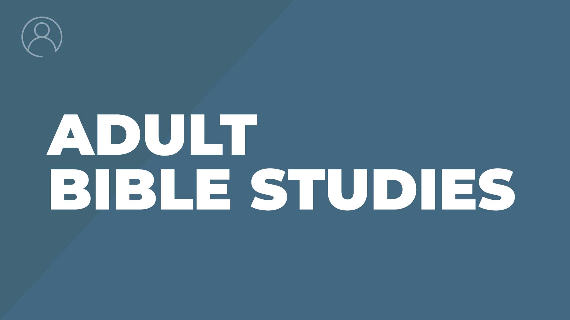 Adult Bible Studies & Groups