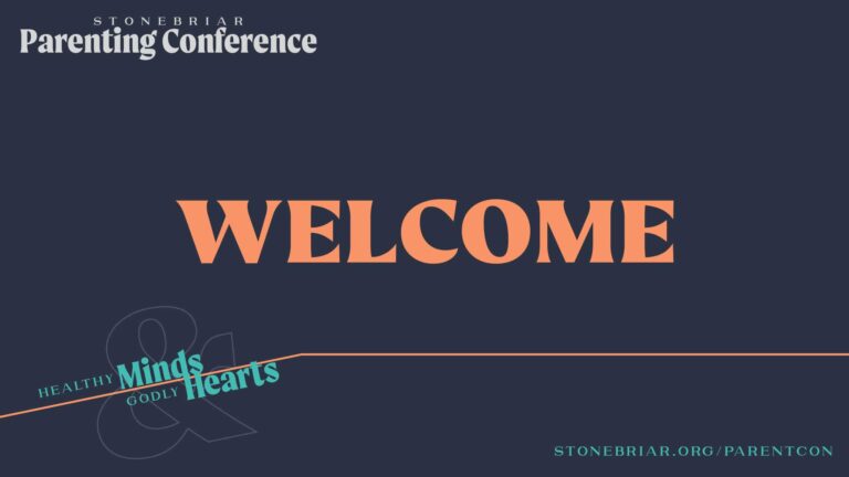 Parenting Conference Welcome