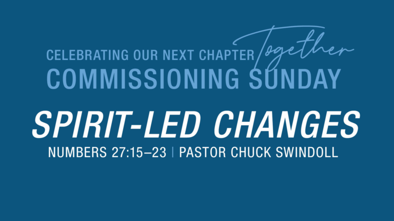 Spirit-Led Changes