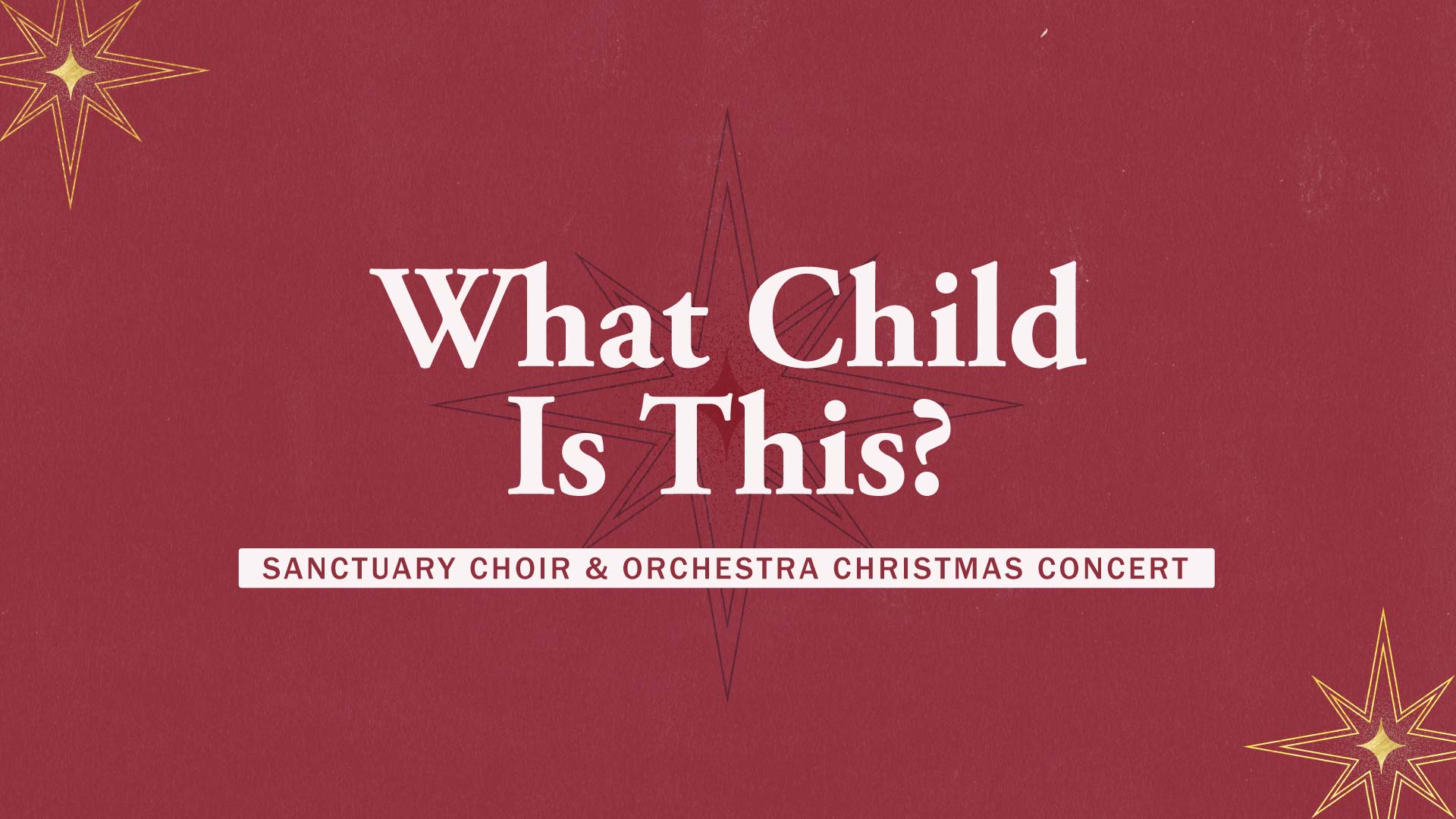 What Child is This? Christmas Concert