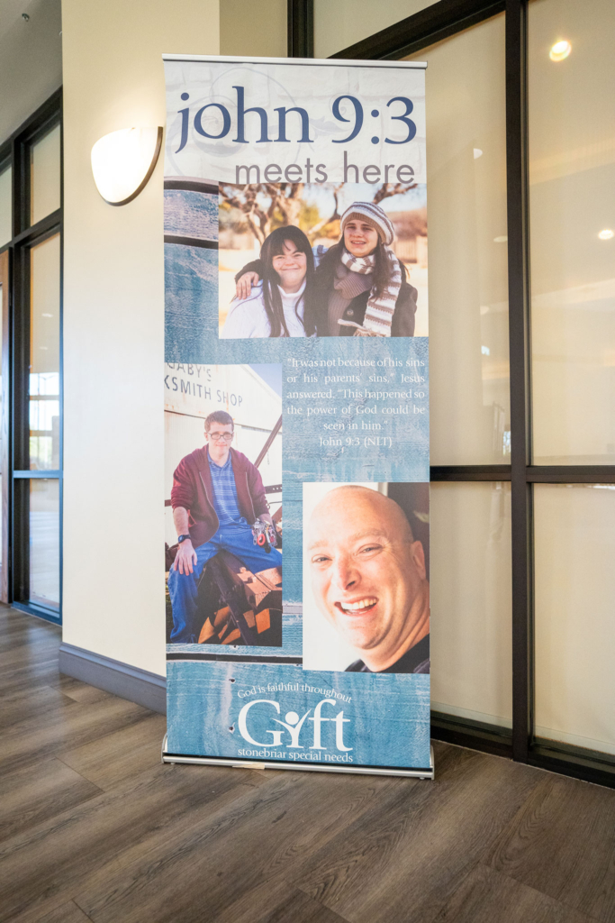 Large Sign for Special Needs Adult Class