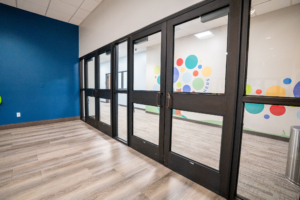 Children's Secondary Security Doors to Special Needs Hallway