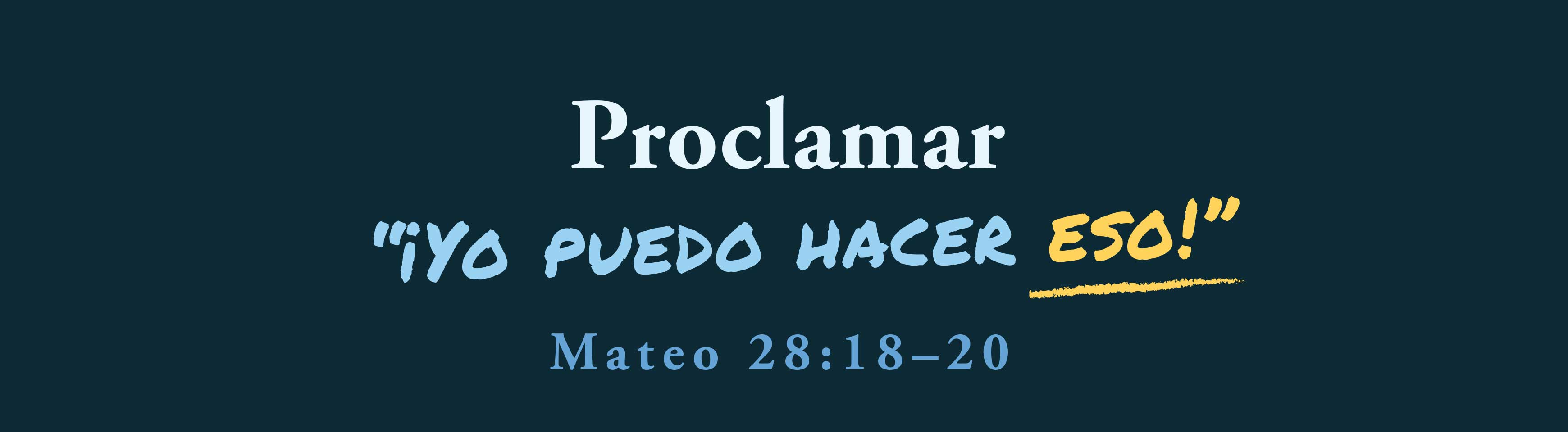 Proclamar: "¡Yo puedo hacer eso!"